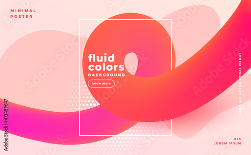 vibrant 3d flowing fluid motion background design