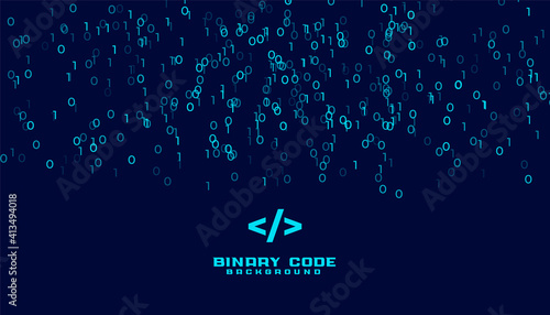 binary code algorithm digital data background