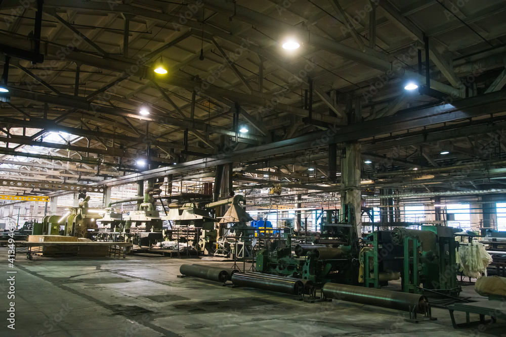 Fototapeta premium Production shop of the plant