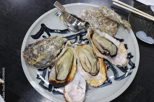 広島の焼き牡蠣