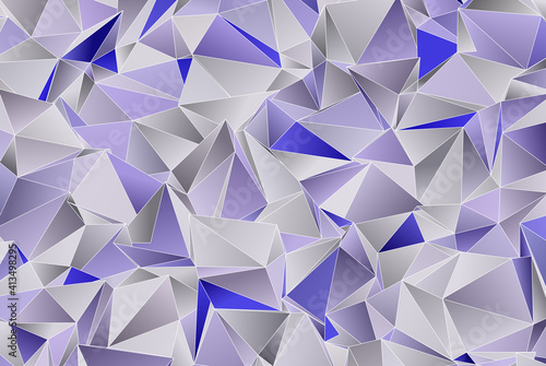 3d Triangles, abstract background. Design wallpaper.