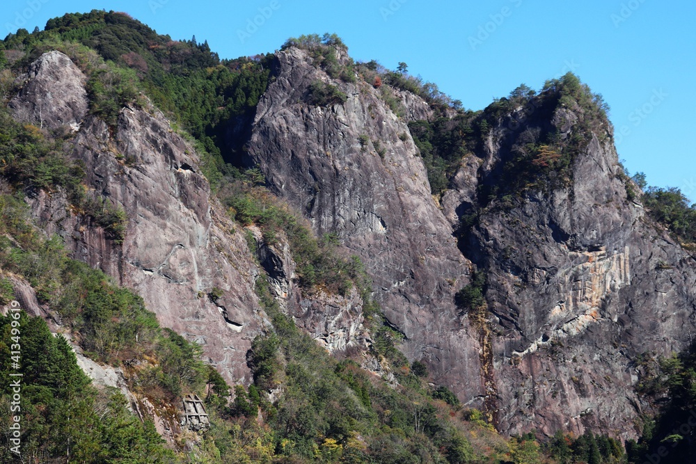 日向神峡　ハート岩