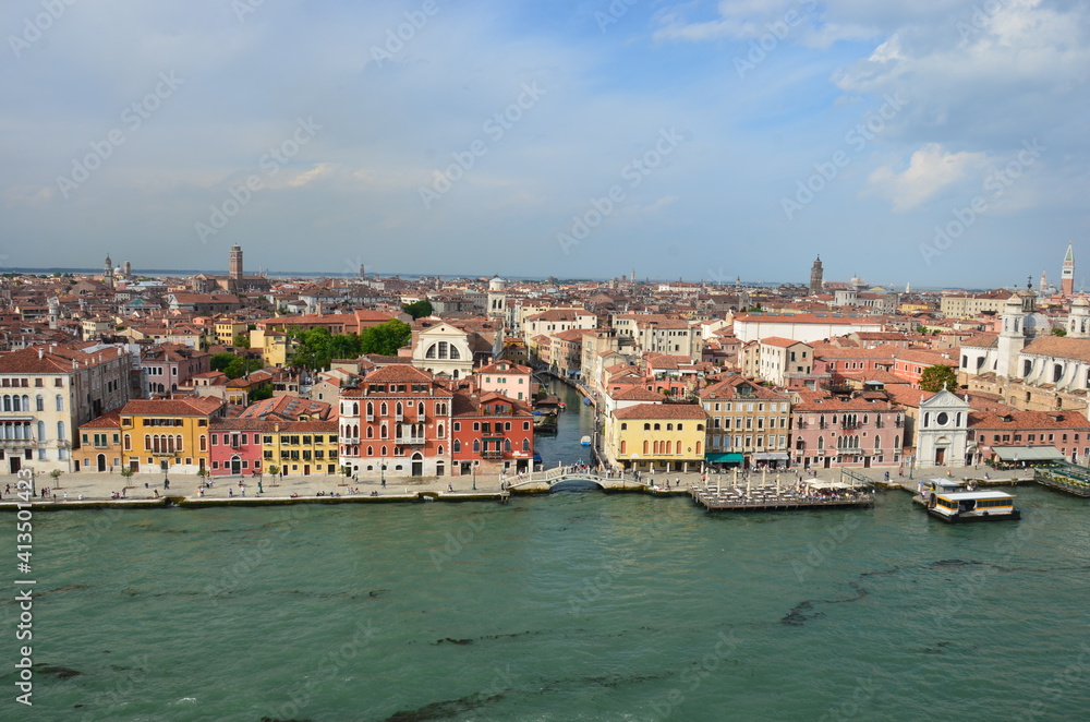 A stunning view of Venice