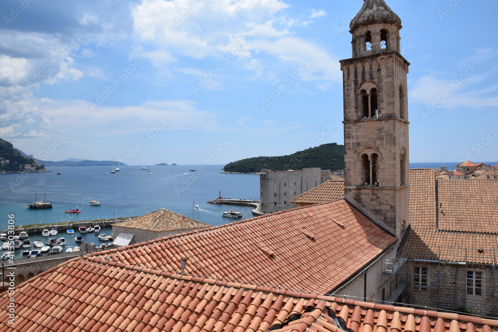 The old city of Dubrovnik in Croatia