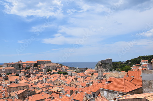 The old city of Dubrovnik in Croatia