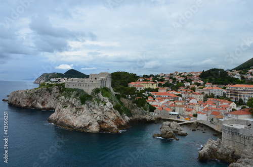 Stunning view of the port of Dubrovnik, Croatia