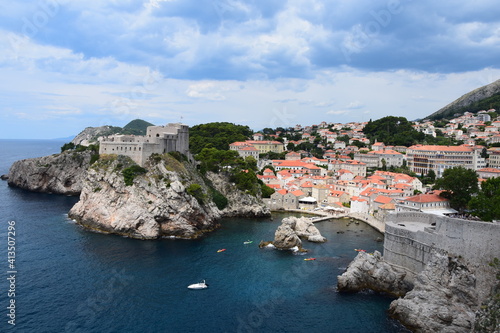 Fototapeta Naklejka Na Ścianę i Meble -  The city of Dubrovnik in Croatia