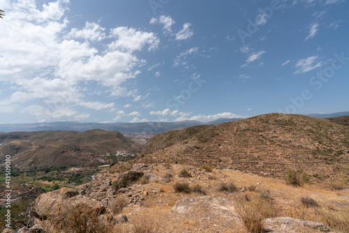 Mountainous landscape in La Alpujarra in southern Spain © Javier