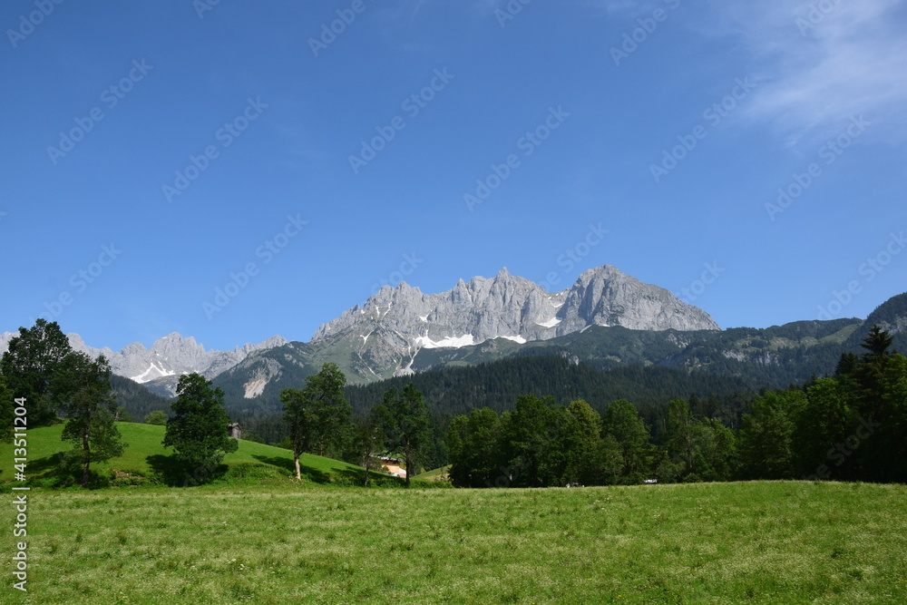 The Austrian alps in the Tyrol 