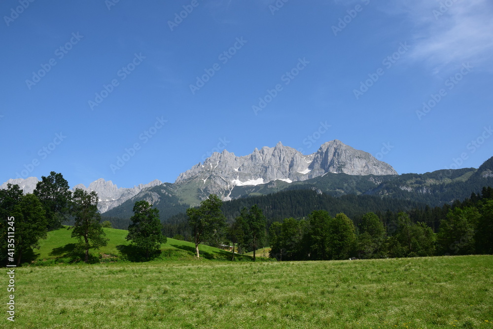The Austrian alps in the Tyrol 