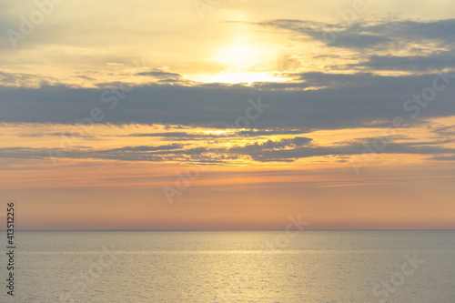 sunset in the sea © Janek