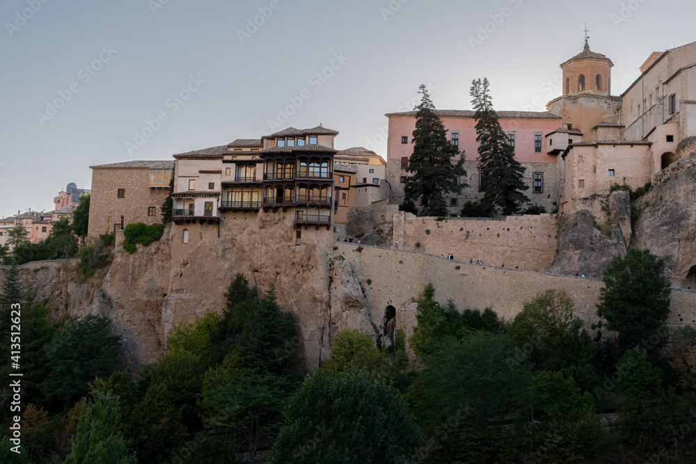 emblematic place of the city of cuenca, spain