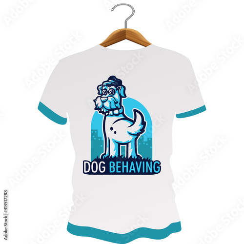 Dog Behaving t-shirts for dogs