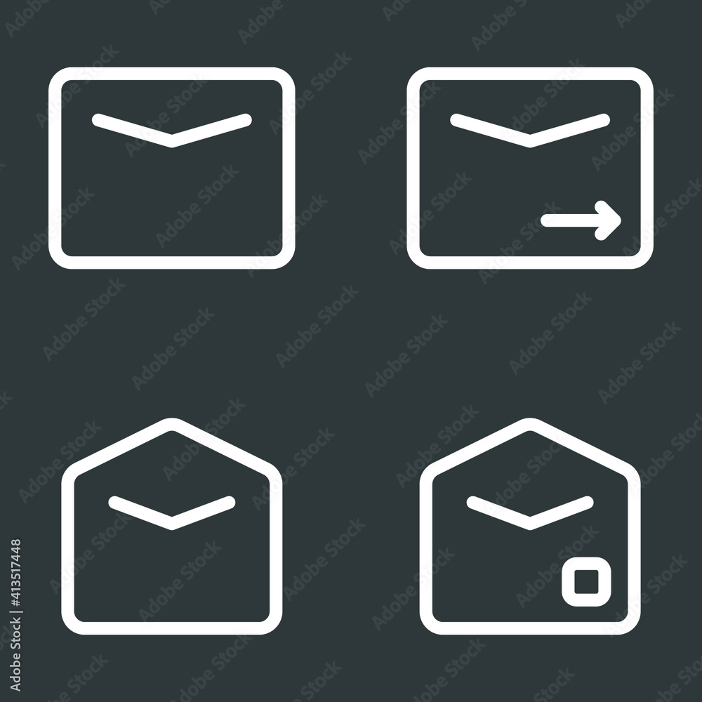 set of icons for website email purposes set of icons for website email purposes