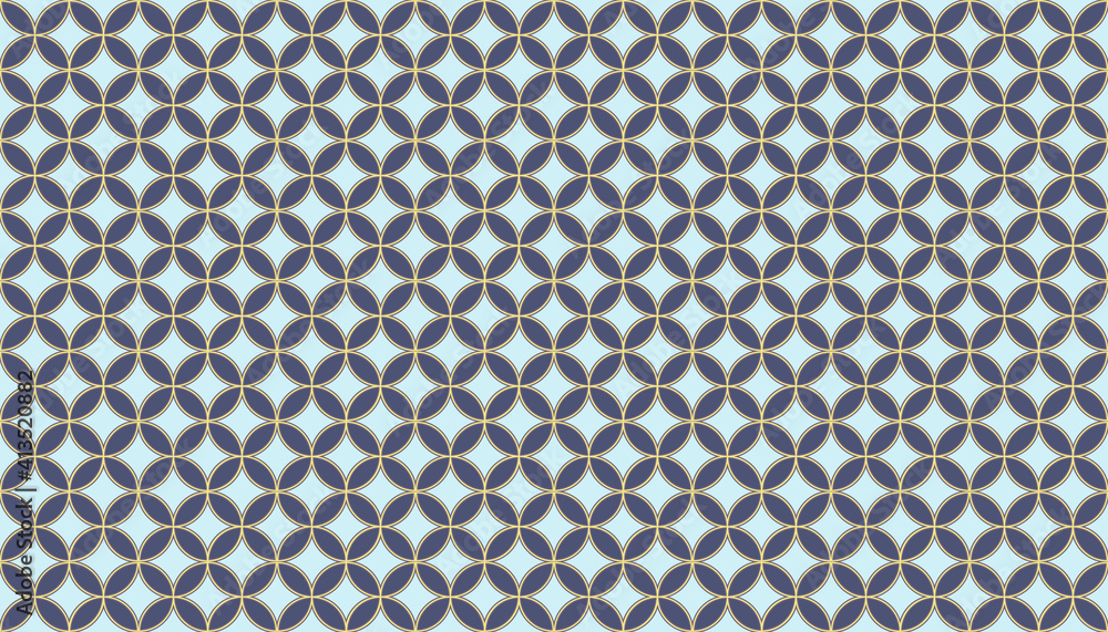 Seed of Life Seamless Vector Pattern. Sacred Geometry Seed of Life Seamless Vector Pattern. Sacred Geometry