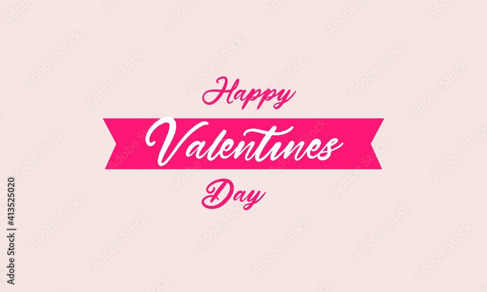 happy valentines day card with heart background