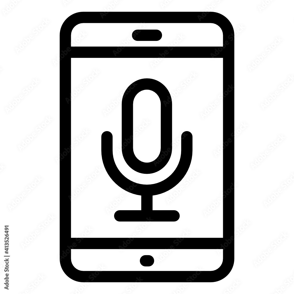 A linear premium icon of phone recorder
A linear premium icon of phone recorder