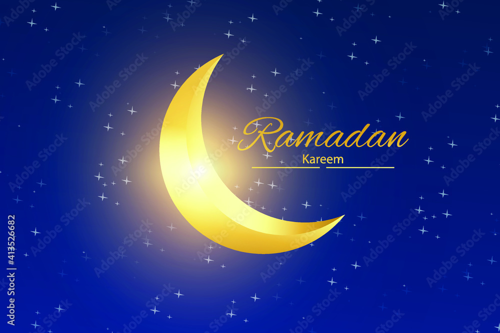 Fototapeta premium Ramadan nuanced mosque background illustration design