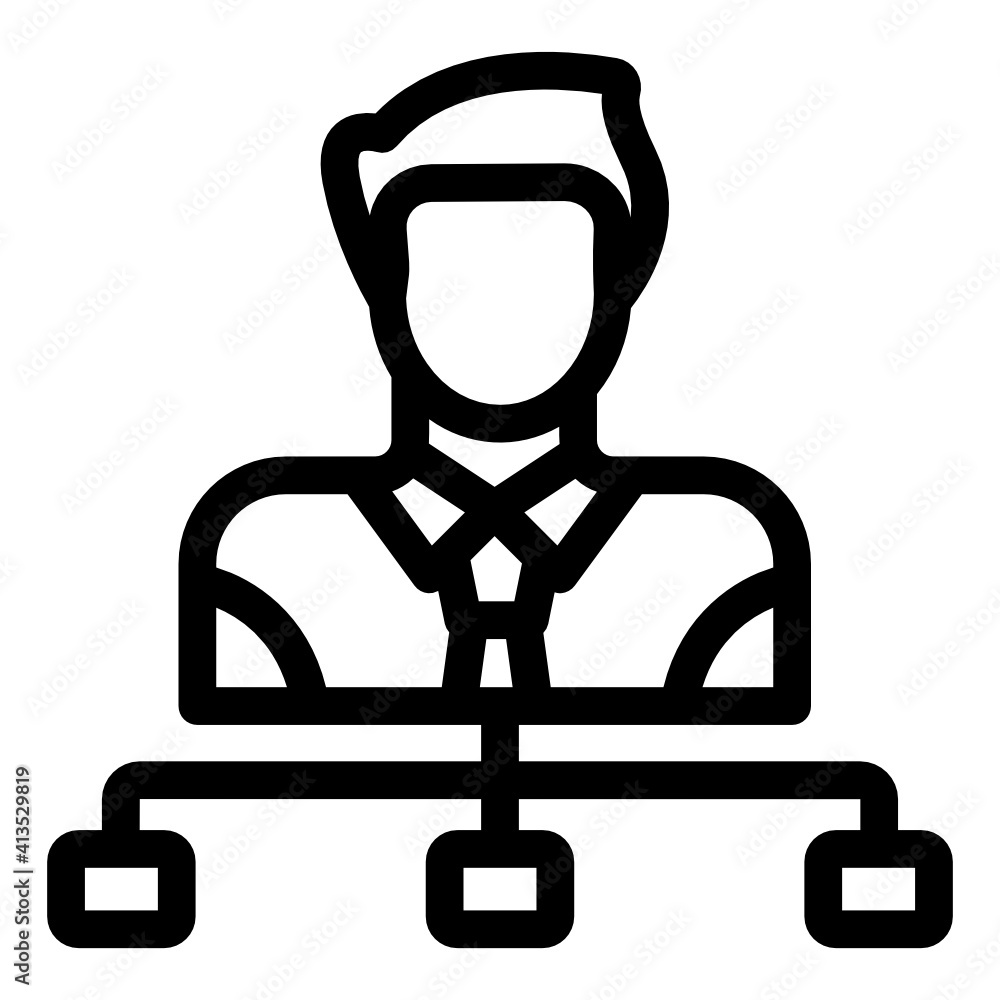 User network in glyph style icon
User network in glyph style icon