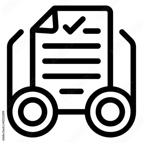 
Check readability icon, linear premium download
