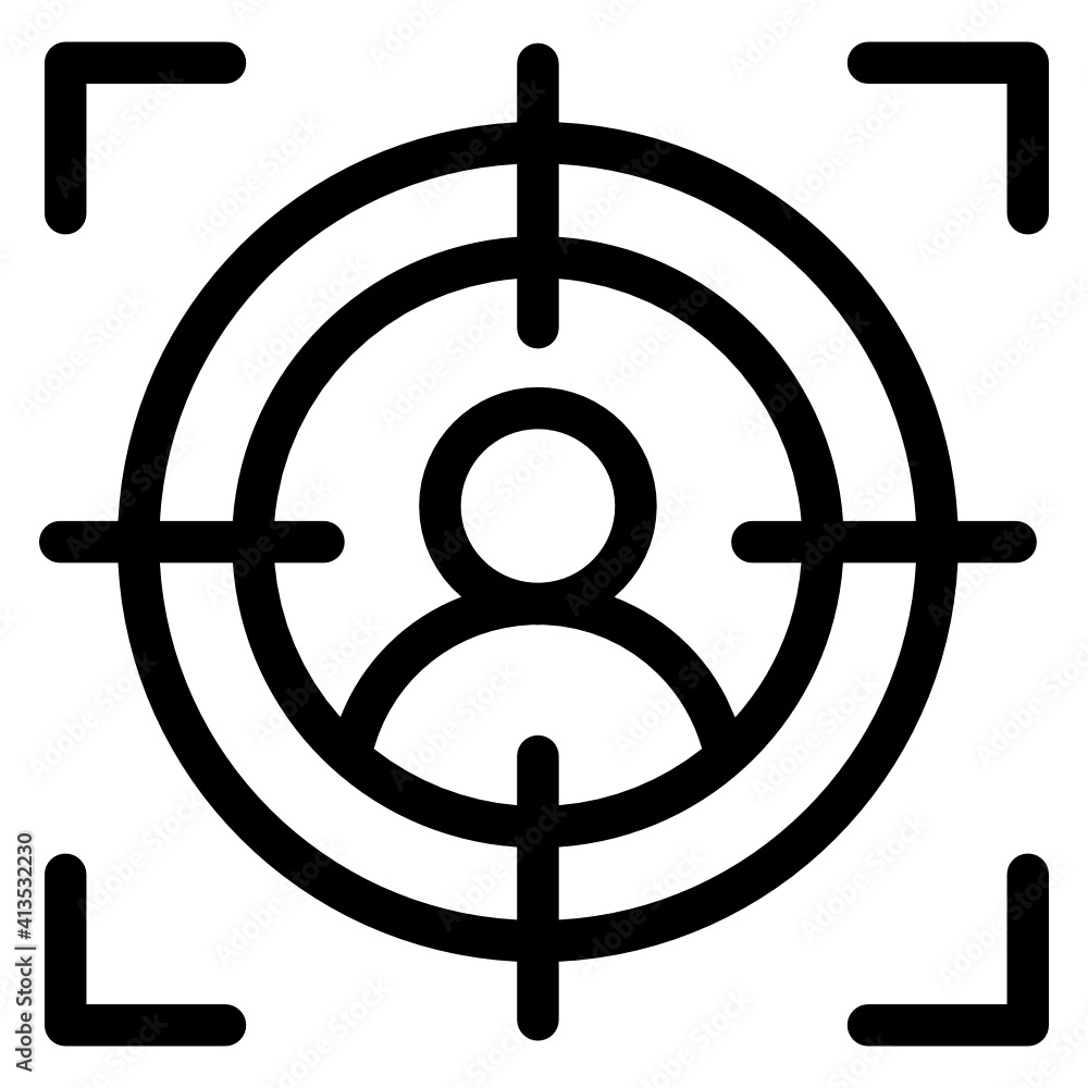 A headhunting linear icon design, editable style
A headhunting linear icon design, editable style