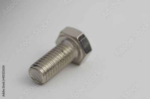 Bolt on an isolated white background.