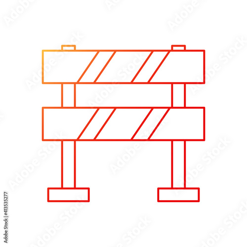 Gate barrier icon
