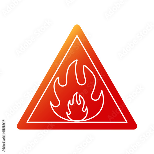 Icon of fire sign