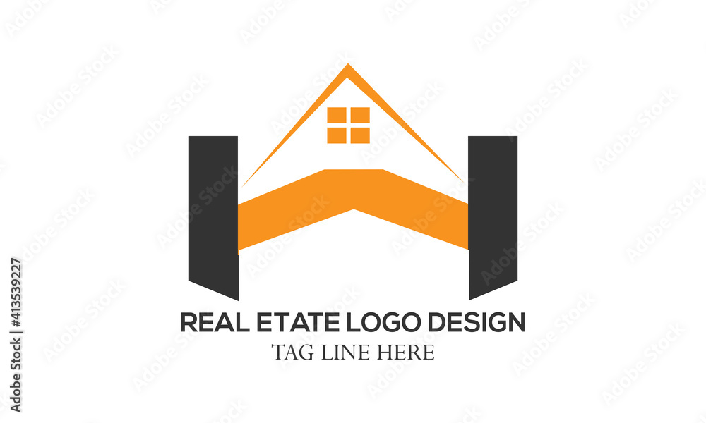 Fototapeta premium company logo home.
