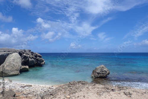 coastline at Bonaire, Washington Slagbaai photo
