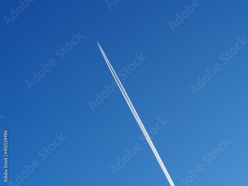 Airplane sky