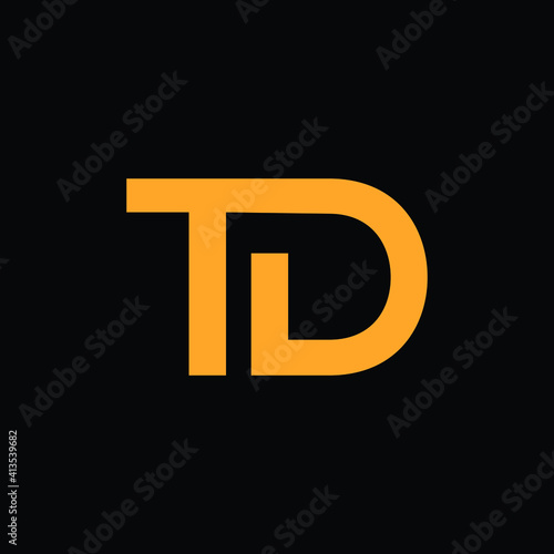 td letter logo icon symbol   design  photo