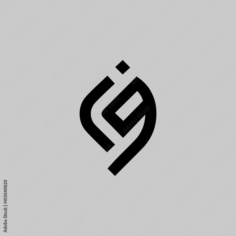 unique wp letter logo design. unique wp letter logo design.