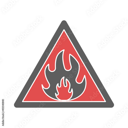 Icon of fire sign