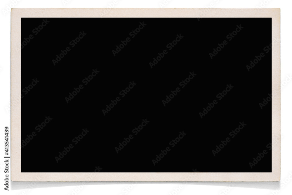Old photo frame mockup shadow Old photo frame mockup shadow