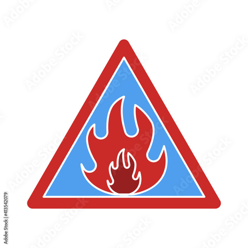 Icon of fire sign