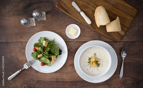 A Bowl of Clam Chowder Soup...