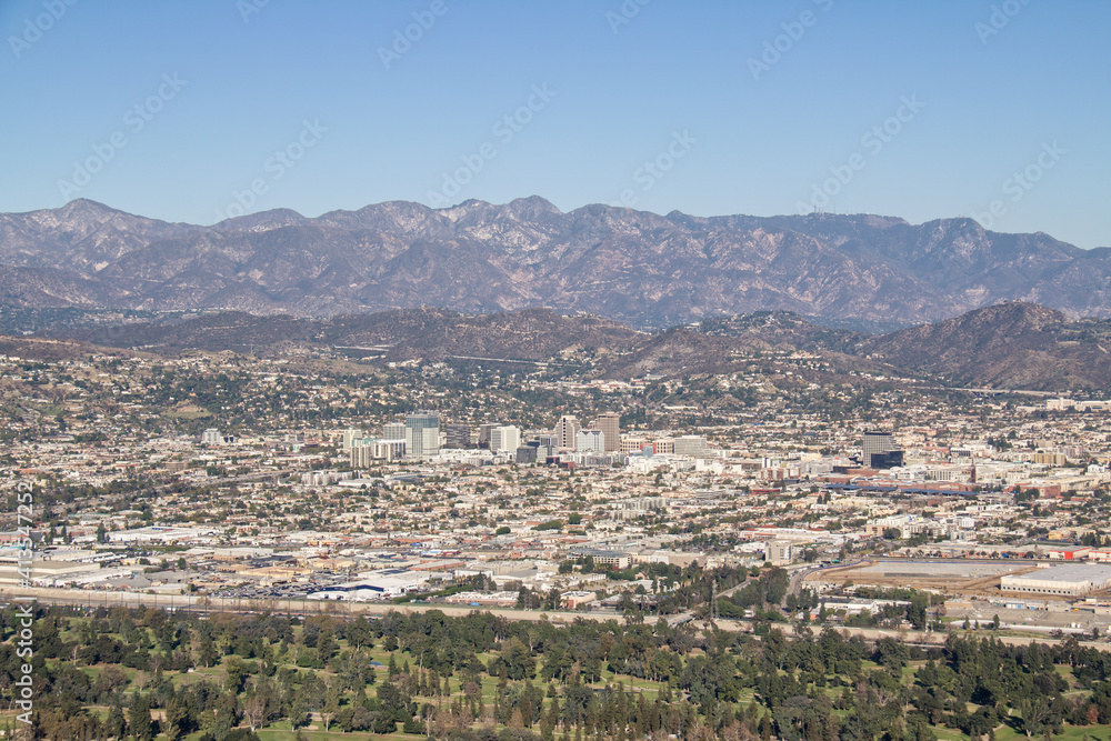 Glendale Skyline from Above During the Day