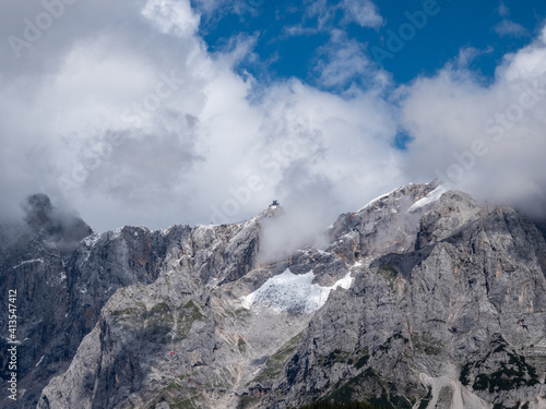 Schönes Alpenpanorama - Blick vom Rittisberg zum Dachstein