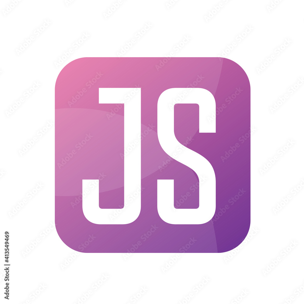 JS Letter Logo Design With Simple style JS Letter Logo Design With Simple style