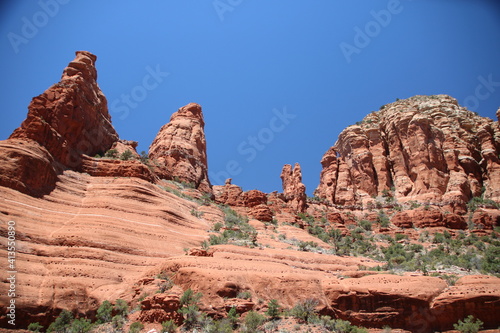rock formation in the desert 