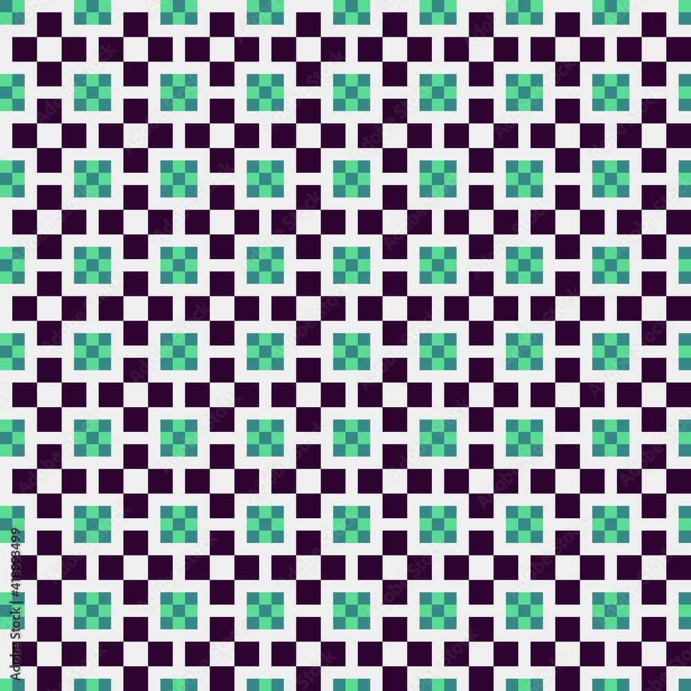 Fototapeta premium Abstract Cross Pattern generative computational art illustration