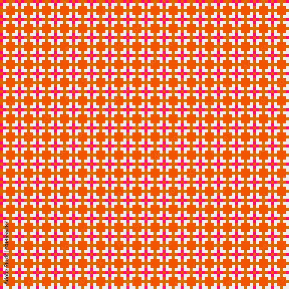 Abstract Cross Pattern generative computational art illustration Abstract Cross Pattern generative computational art illustration