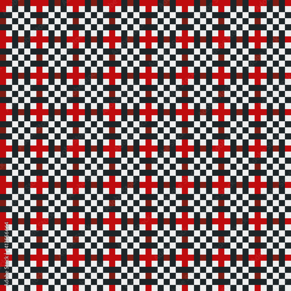 Abstract Cross Pattern generative computational art illustration Abstract Cross Pattern generative computational art illustration