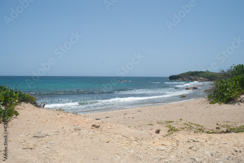 beach and sea in the Caribbean 