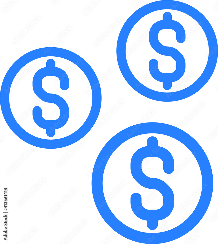 dollar icon. money icon vector dollar icon. money icon vector