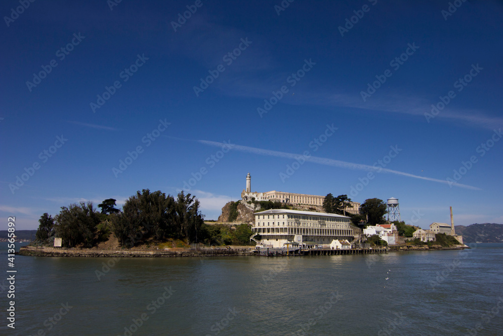 Obraz premium Alcatraz harbor
