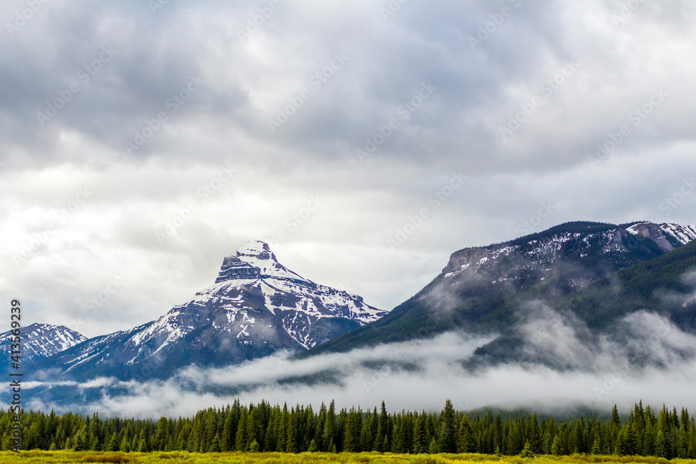 Fototapeta premium mountains in the mist