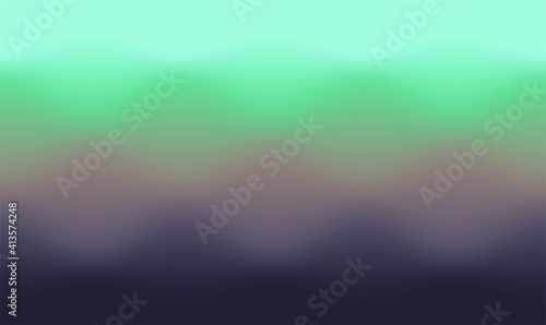 Abstract blurred gradient mesh background. Wave effect gradient colors. Colorful banner template or website landing page. Easily editable soft colored vector illustration. Wavy abstract background