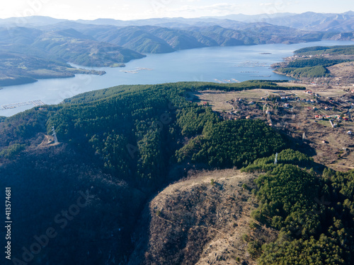 Aerial view of Kardzhali Reservoir, Bulgaria © Stoyan Haytov